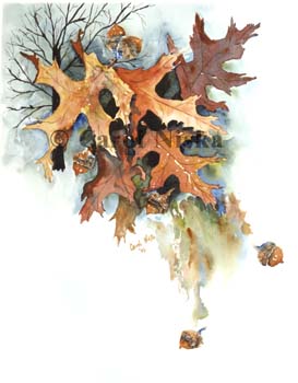 leaves came tumbling down