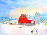 red barn