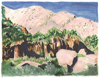 in the desert